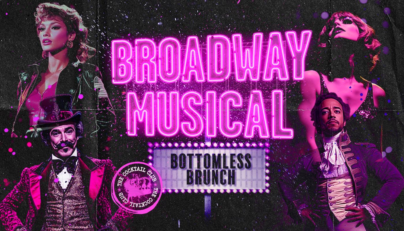 Broadway Musical bottomless brunch at The Cocktail Club on Shaftesbury Avenue